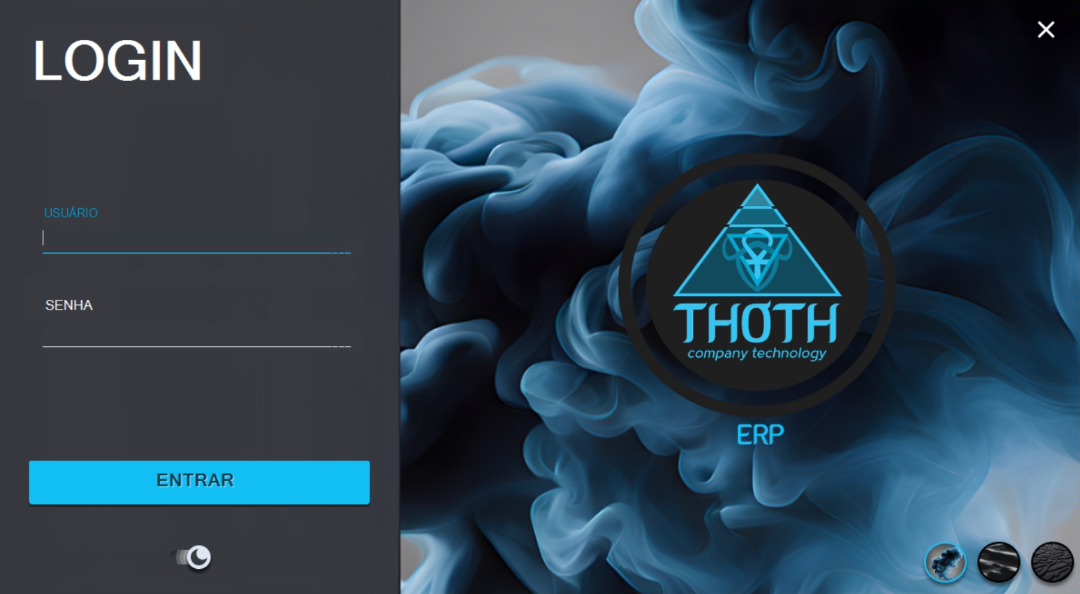 Thoth ERP - Desktop